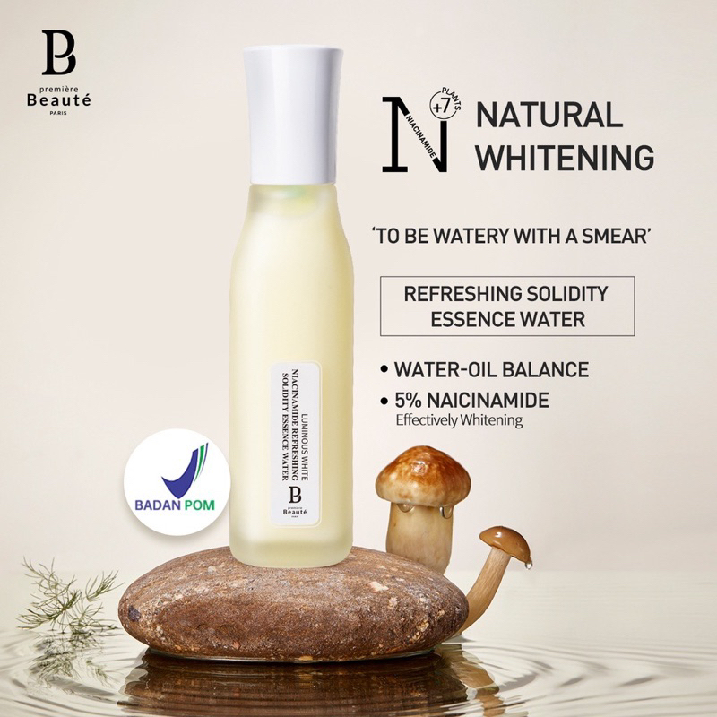 PREMIER BEAUTE LUMINOUS WHITE NIACINAMIDE REFRESHING SOLIDITY ESSENCE WATER 120ML ESSENCE Toner