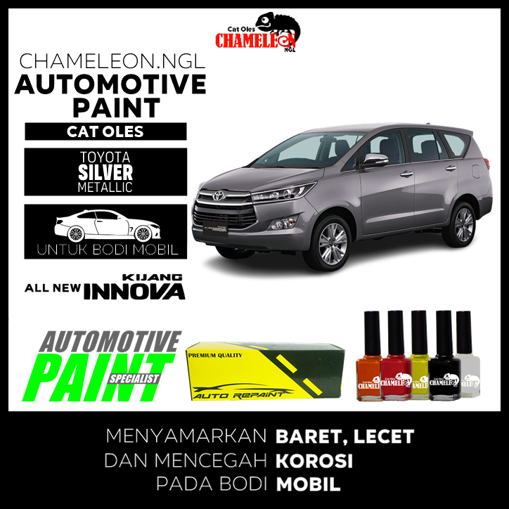 Cat Oles Toyota All New New Kijang Innova Silver Metallic Automotive Paint CHAMELEON NGL