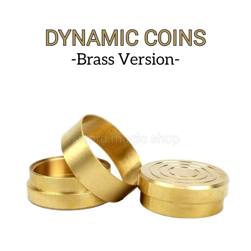 Alat Sulap Dynamic Coins - Sulap Koin - Coin Magic - Trik Sulap - Close Up Magic - Toko Sulap - Swor