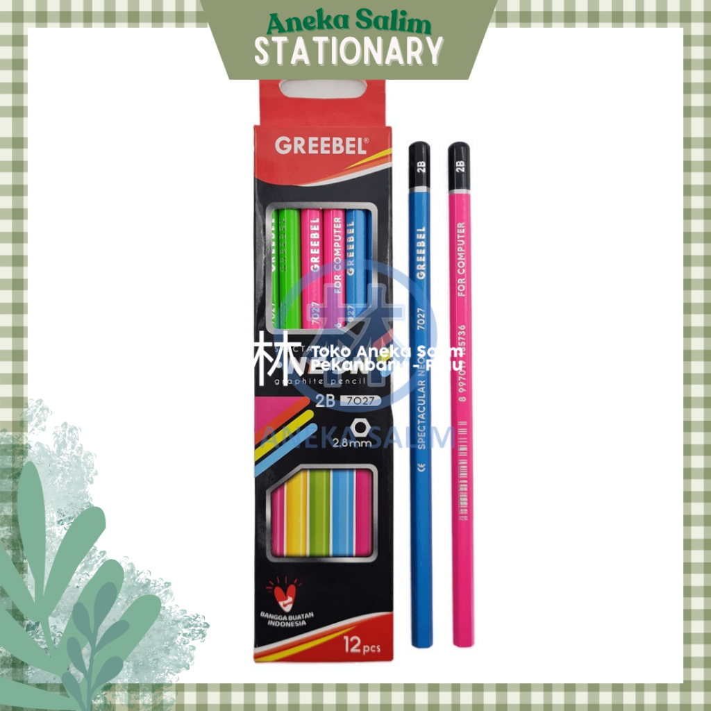 

Anekasalim - Pensil Greebel 2B 7027 Neon