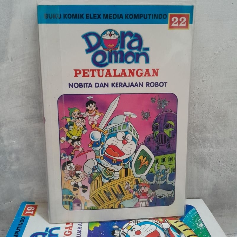 Preloved komik doraemon petualangan vol 3 4 5 9 10 11 13 14 19 22 - elex media komputindo - fujiko f
