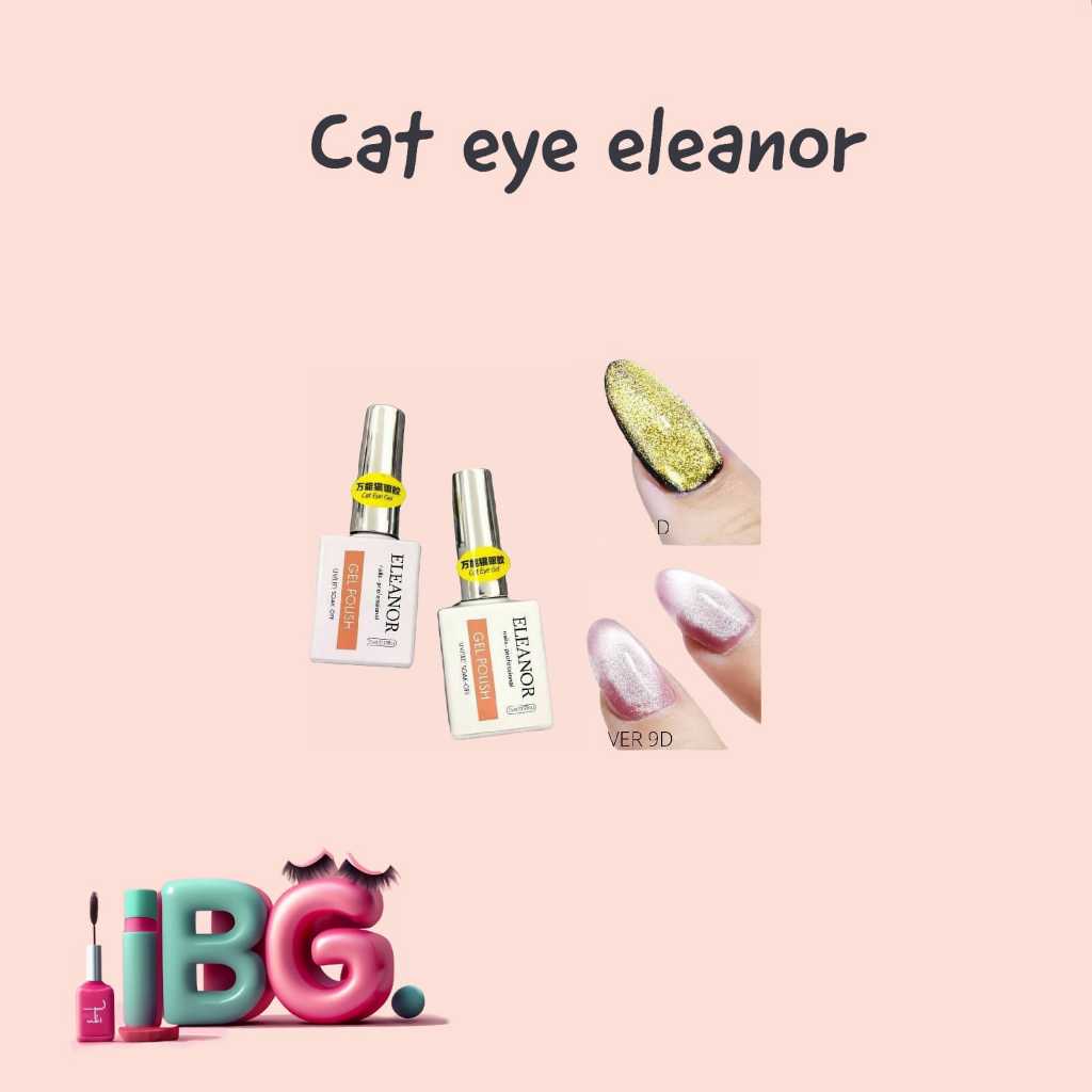 Cat Eye Eleanor/ Cat Eye Nail Gel / Cat Eye Nail Gel Silver / Cat Eye Nail Gel Gold /  9D Cat Eye Ge