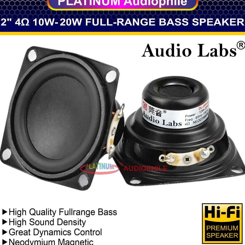 Speaker 2 Inch Fullrange Bass Neodymium Magnet 2 Hifi Full range p Terlaris