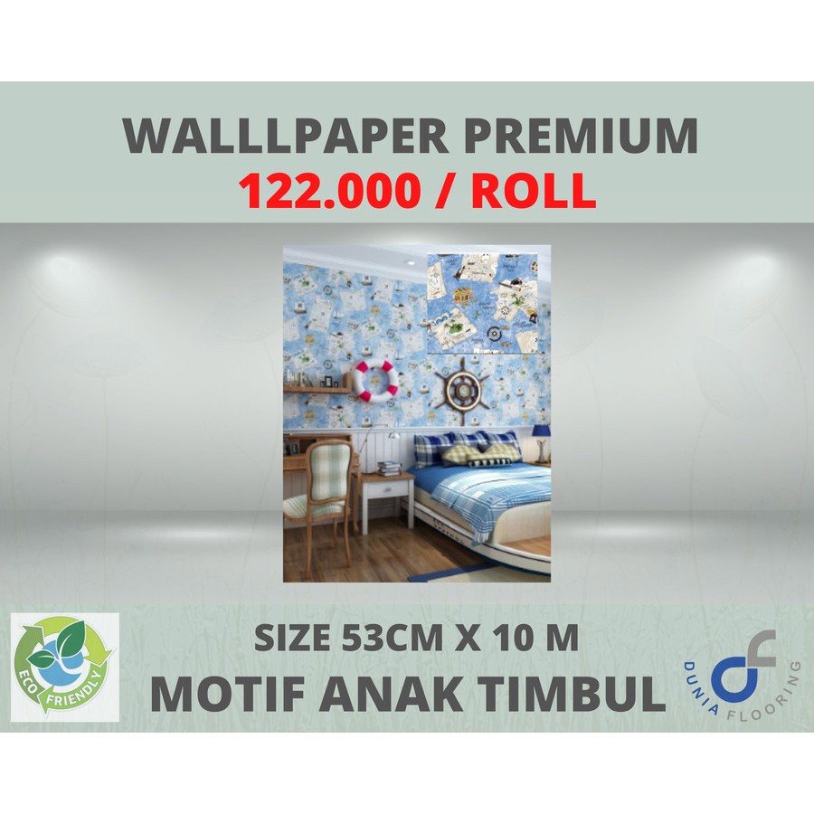 WALLPAPER PREMIUM DINDING ANAK LAKI - LAKI MOTIF