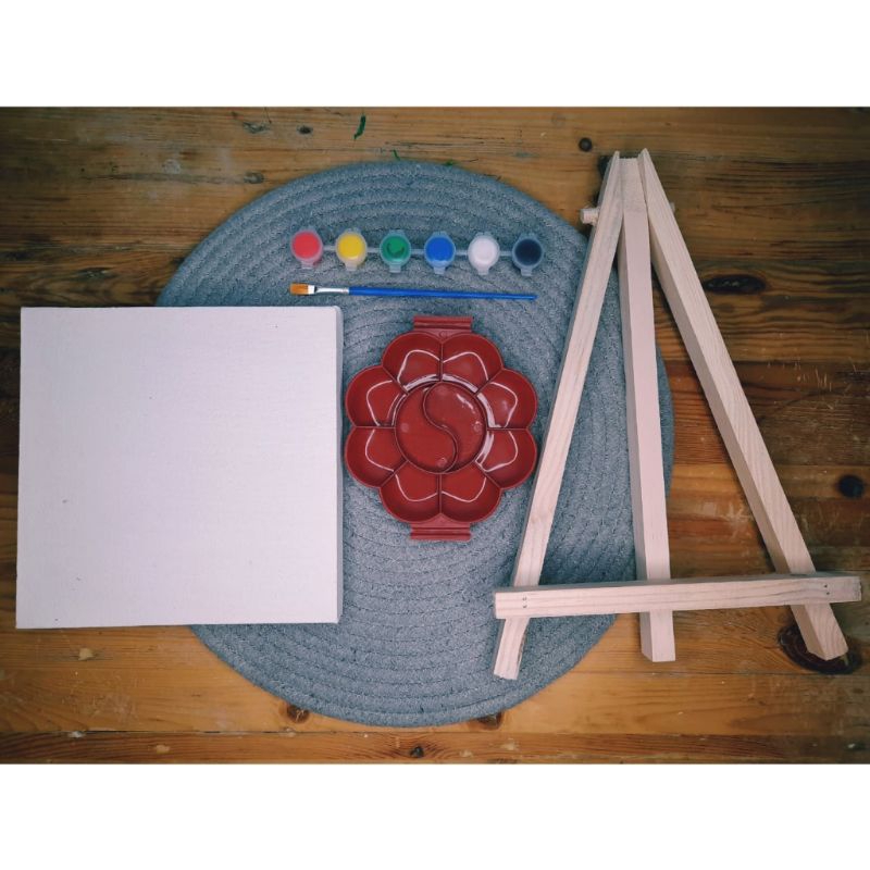 

Paket melukis Kanvas/ukuran 20x20/30x20/