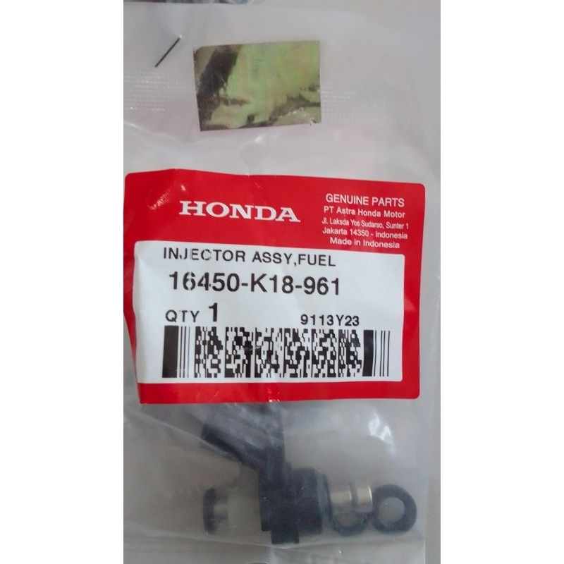 16450-K18-961 injektor honda verza 150 / cb verza