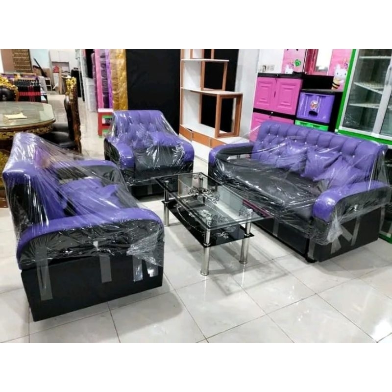 sofa minimalis tlp ungu