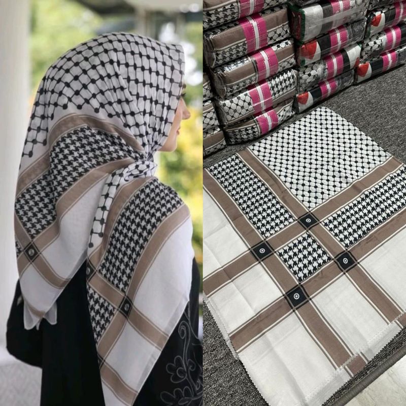 Hijab palestina / jilbab palestina / Kerudung palestina