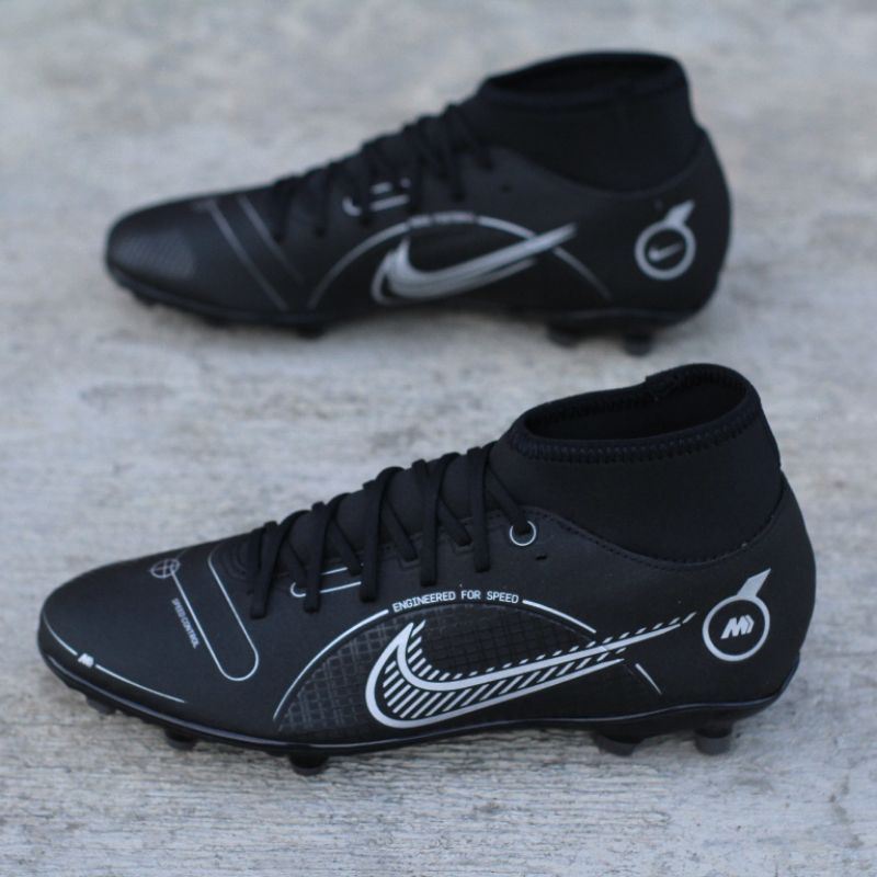 sepatu bola nike superfly 8 club soccer black