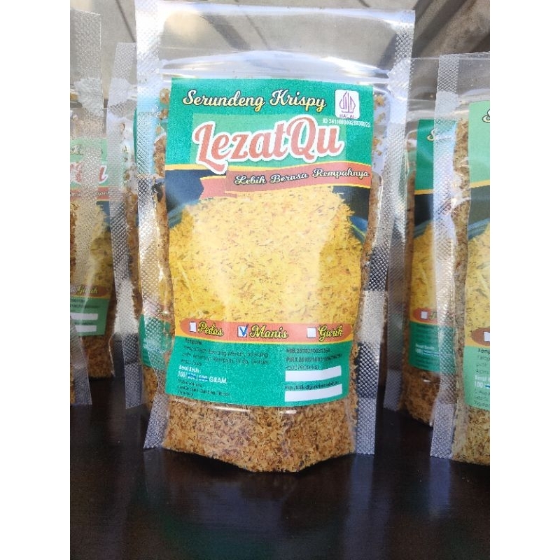 

Serundeng Krispy Praktis Siap Saji Instan Gurih Manis Pedas100g LezatQu