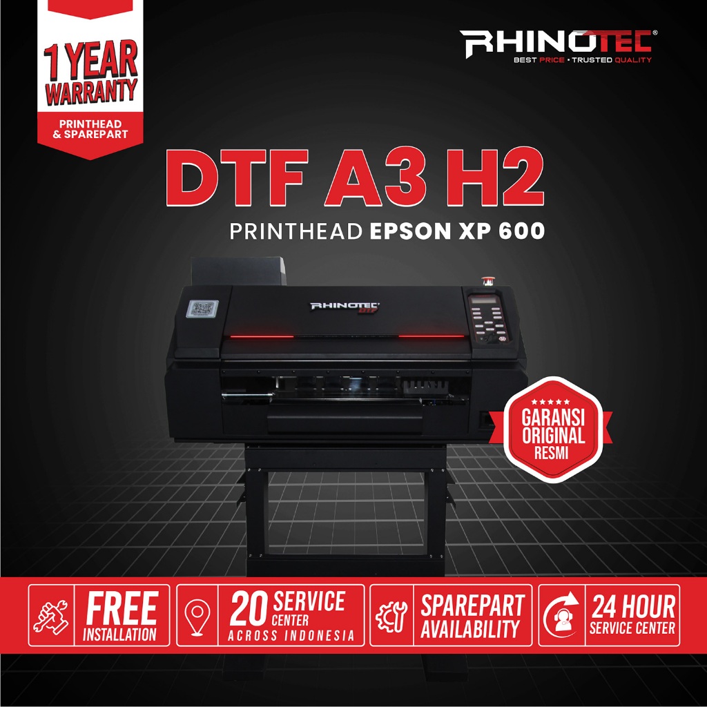 RHINOTEC DTF A3 H2 - XP600