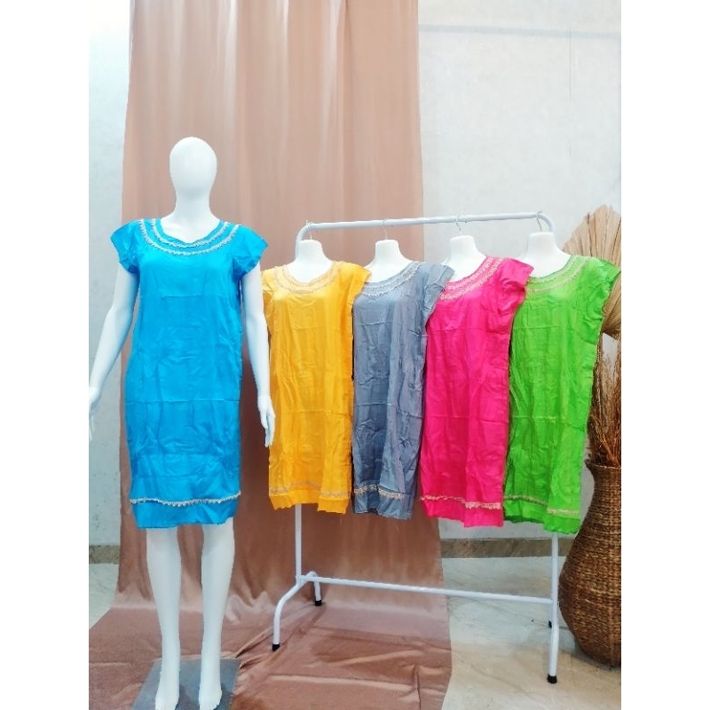 Daster Midi Renda/Arab polosan Daster Mini Sexy