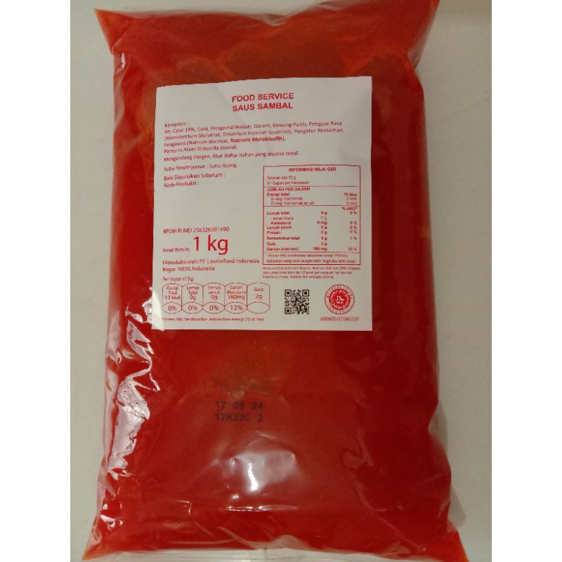 

Saus Sambal Pedas by Delmonte 1kg