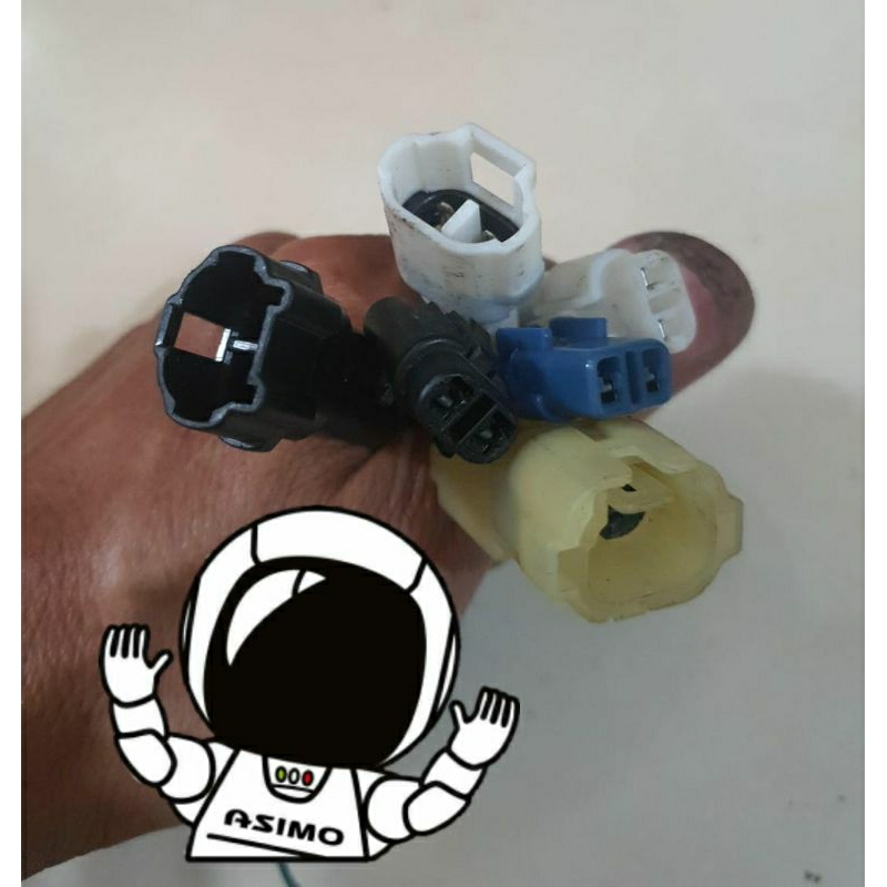 soket konektor socket sambung kabel body original universal pin 2 honda yamaha suzuki kawasaki kymco