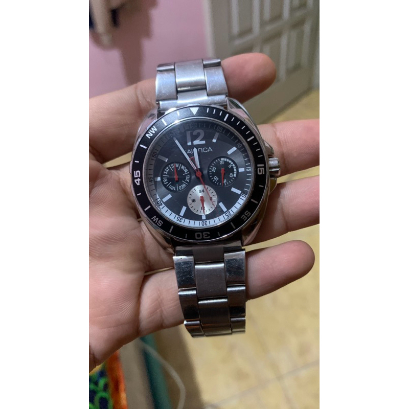 Jam NAUTICA A09910G ( Original ) MILITARY DIVER MAN WATCH