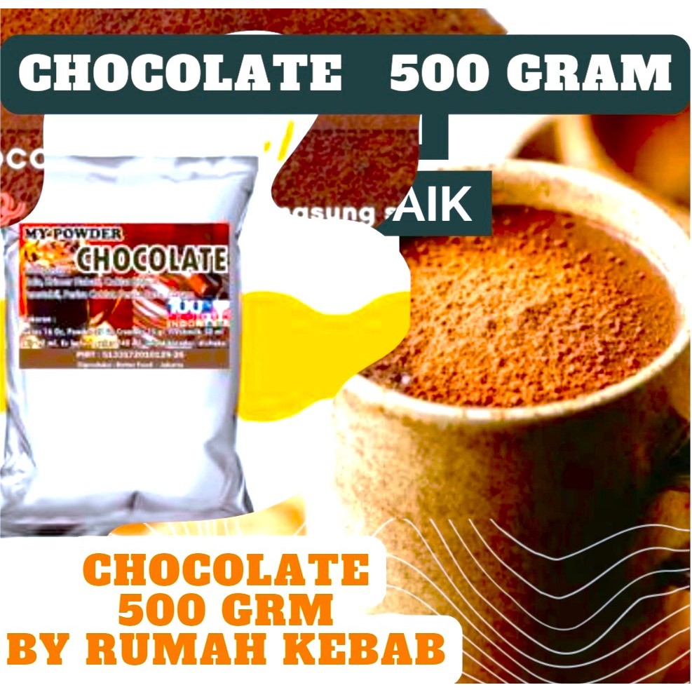 

Bubuk Minuman Rasa Chocolate Bubble drink Powder drink Coklat 500gram