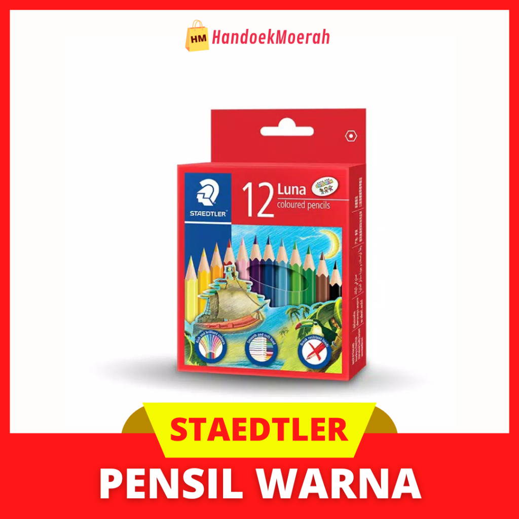 

Staedler Colored Pencil Staedler Luna Permanets Pendek 12 PCS