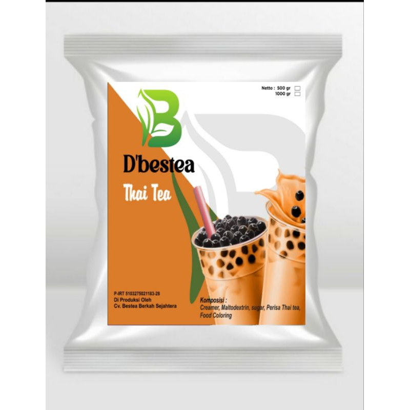 

Bubuk Minuman Regular Rasa Thai tea 1kg