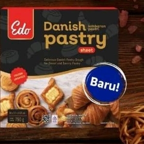 

DANISH PASTRY EDO 750gr /Kulit pastry lembaran cromboloni