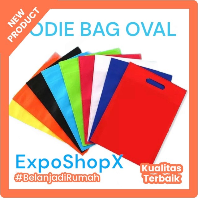 

Tas Kantung spunbond polos Oval Tas Kain /tas hajatan/ Kantong Goodie Bag
