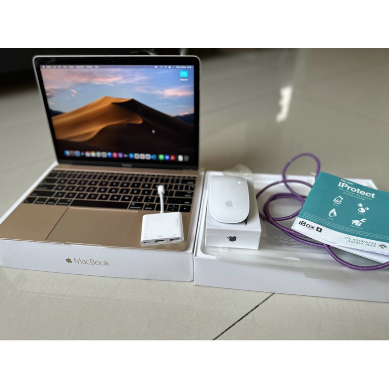 Apple Macbook 12 inch Retina Gold (Preloved)