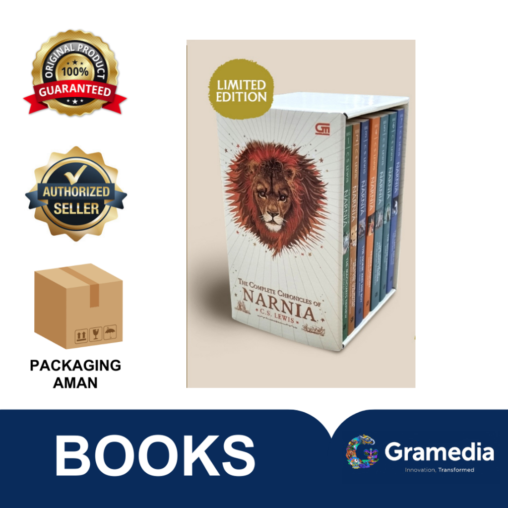 Gramedia Bintaro -   BOX SET NARNIA (ISI BOX: KEPONAKAN PENYIHIR; SANG SINGA, SAN