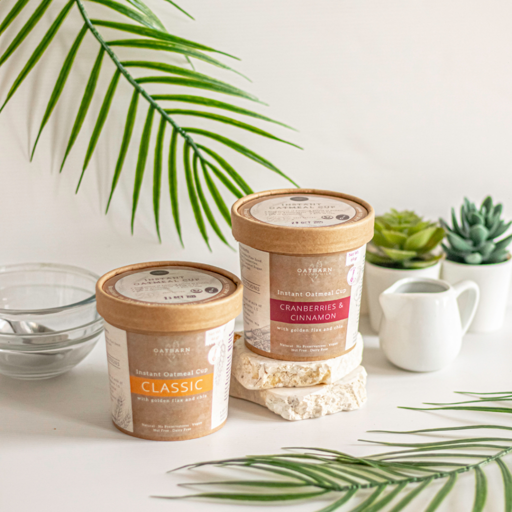 

OatBarn Instant Oatmeal Cup | Sarapan Sereal Oatmeal Instan Cup Oats Ready To Go