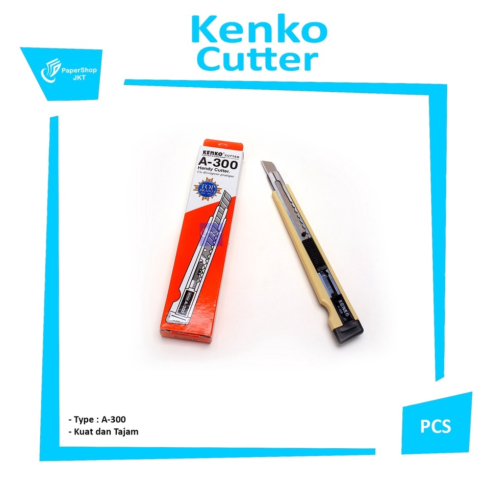 

Harga Murah KENKO Cutter Auto Lock A3 cutter Kecil Pcs