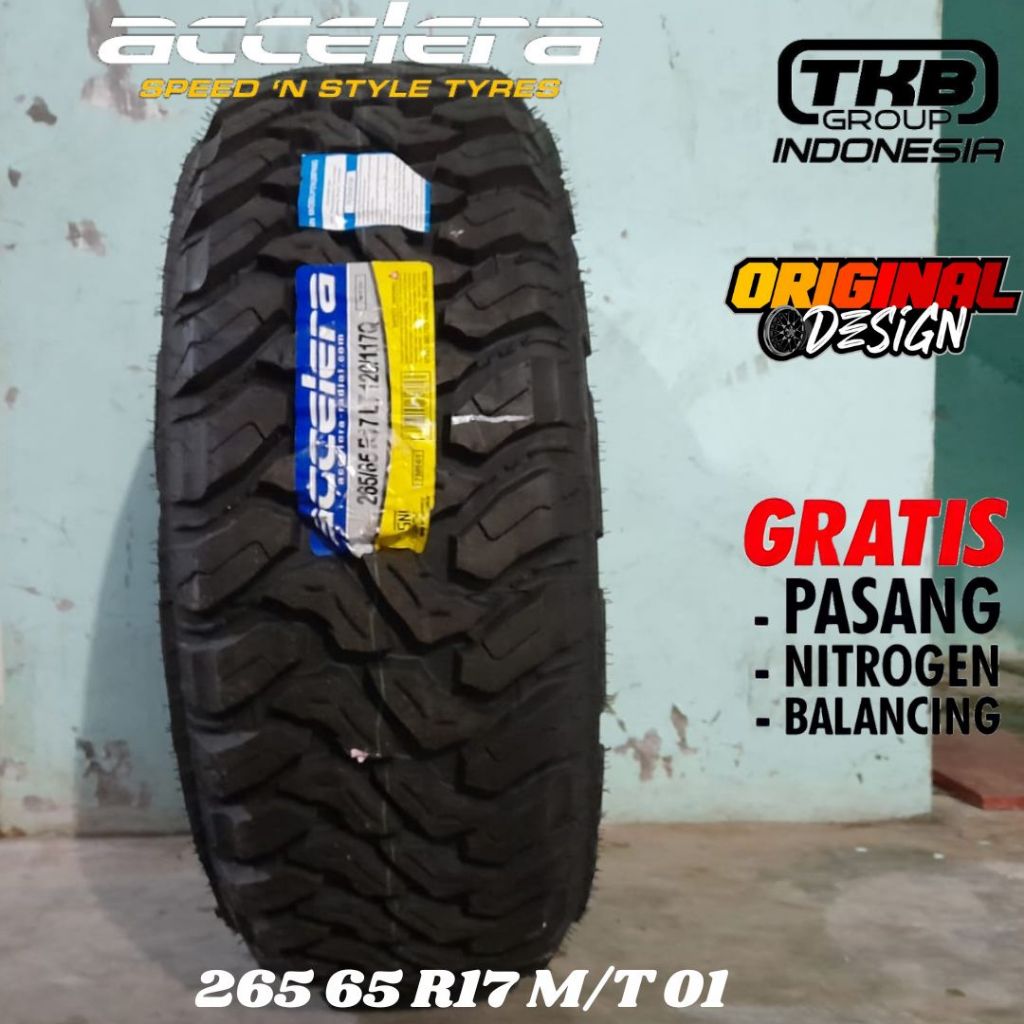 Ban Mobil Ring 17 ACCELERA MT 01 265 65 R17 PAJERO FORTUNER HILUX DMAX