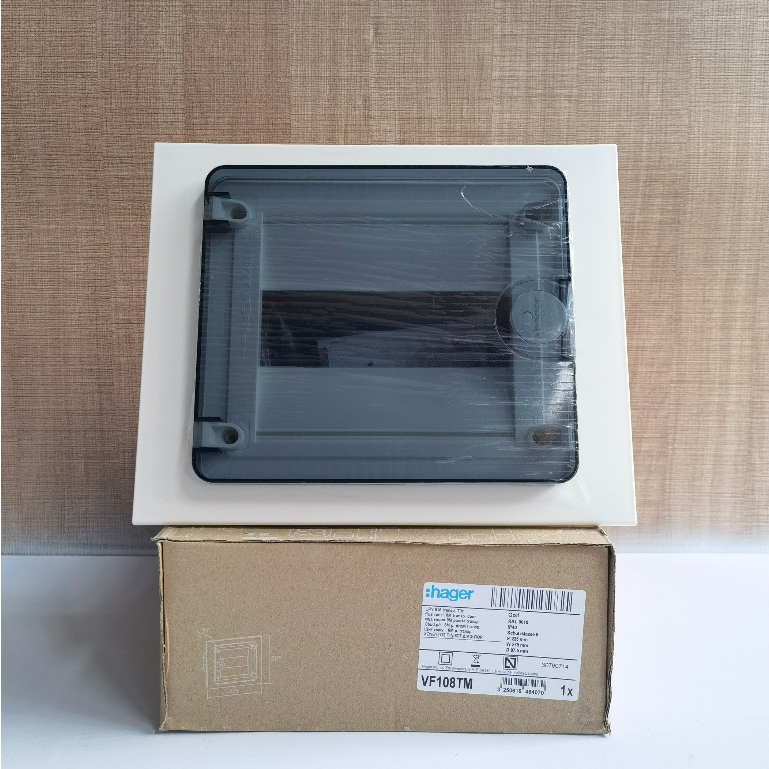 Hager Box MCB Hager 8 Group 9010 (VF108TM)