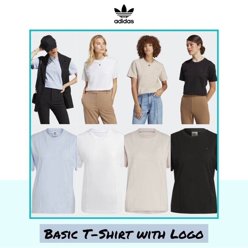 Premium Essentials T-Shirt by Adidas - Kaos Wanita