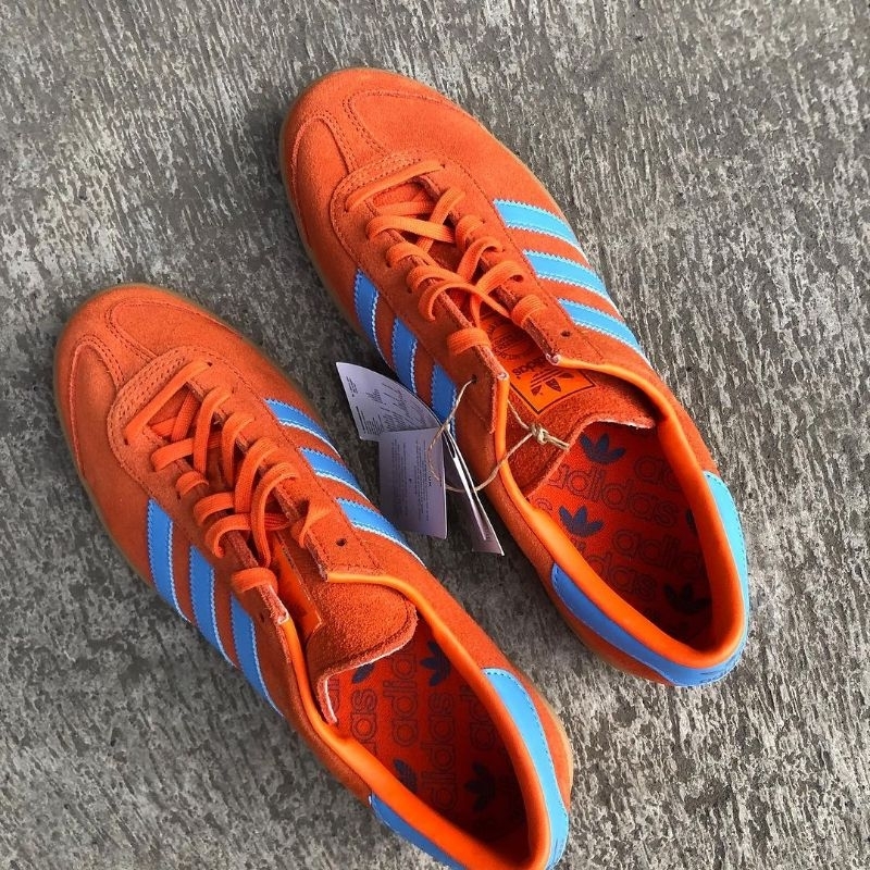 ADIDAS HAMBRUG OREN BLUE ORIGINAL