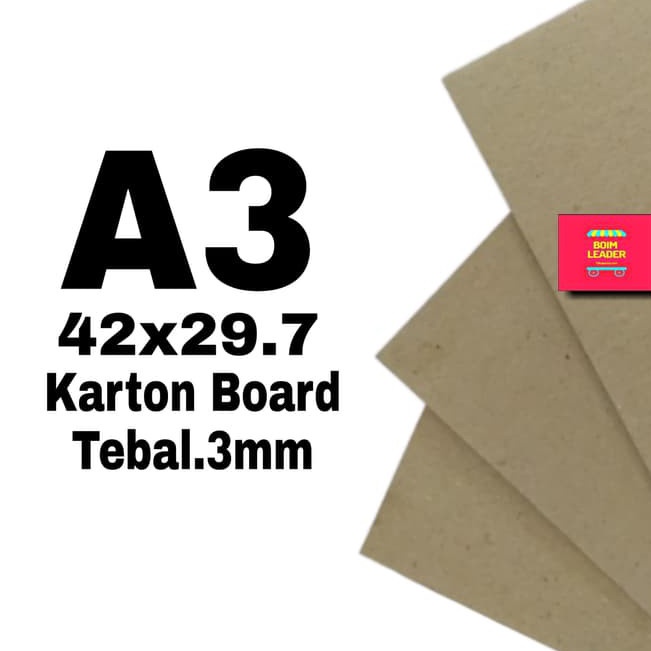 

Terkini Karton Board Tebal 3mm Ukuran A3