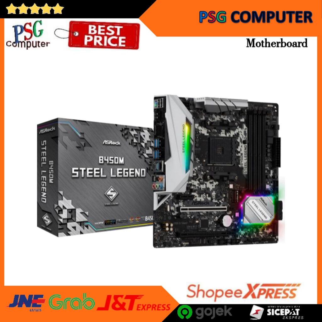 ASROCK B450M STEEL LEGEND (Socket AM4)