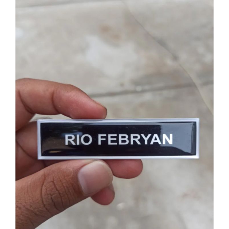 

Name Tag /Nama Dada/Papan Nama-Custom Satuan-Proses Cepat