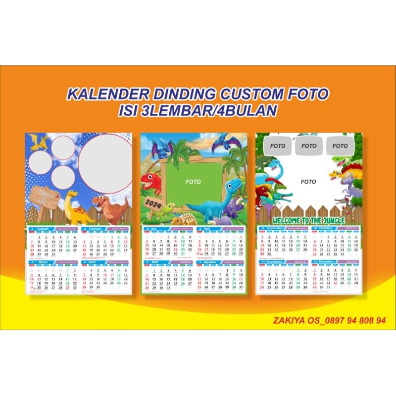

Kalender foto 3lembar