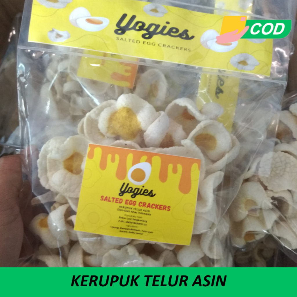 

KERUPUK TELUR ASIN - KEMASAN 100 GRAM - HARGA KERUPUK TELUR ASIN MATANG MURAH DI BANDUNG - KERUPUK TELOR ASIN UMKM