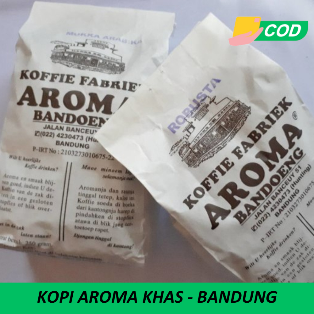 

KOPI AROMA 500 GRAM / 250 GRAM MOKKA ARABICA / BUBUK HALUS / MEDIUM / KASAR / BIJI KOPI