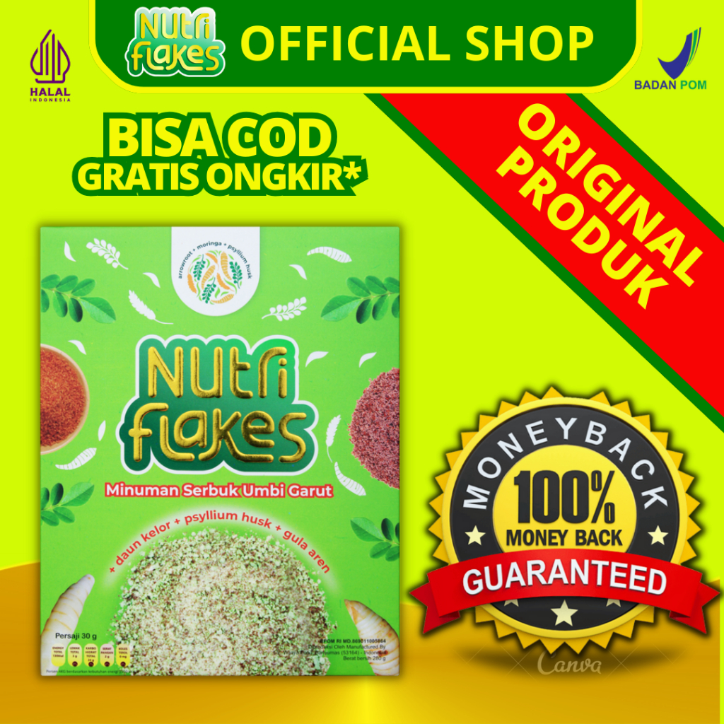 

Nutriflakes Umbi Garut Asam Lambung Official Store Original - Nutri Flakes - Nutriflek Asam Lambung