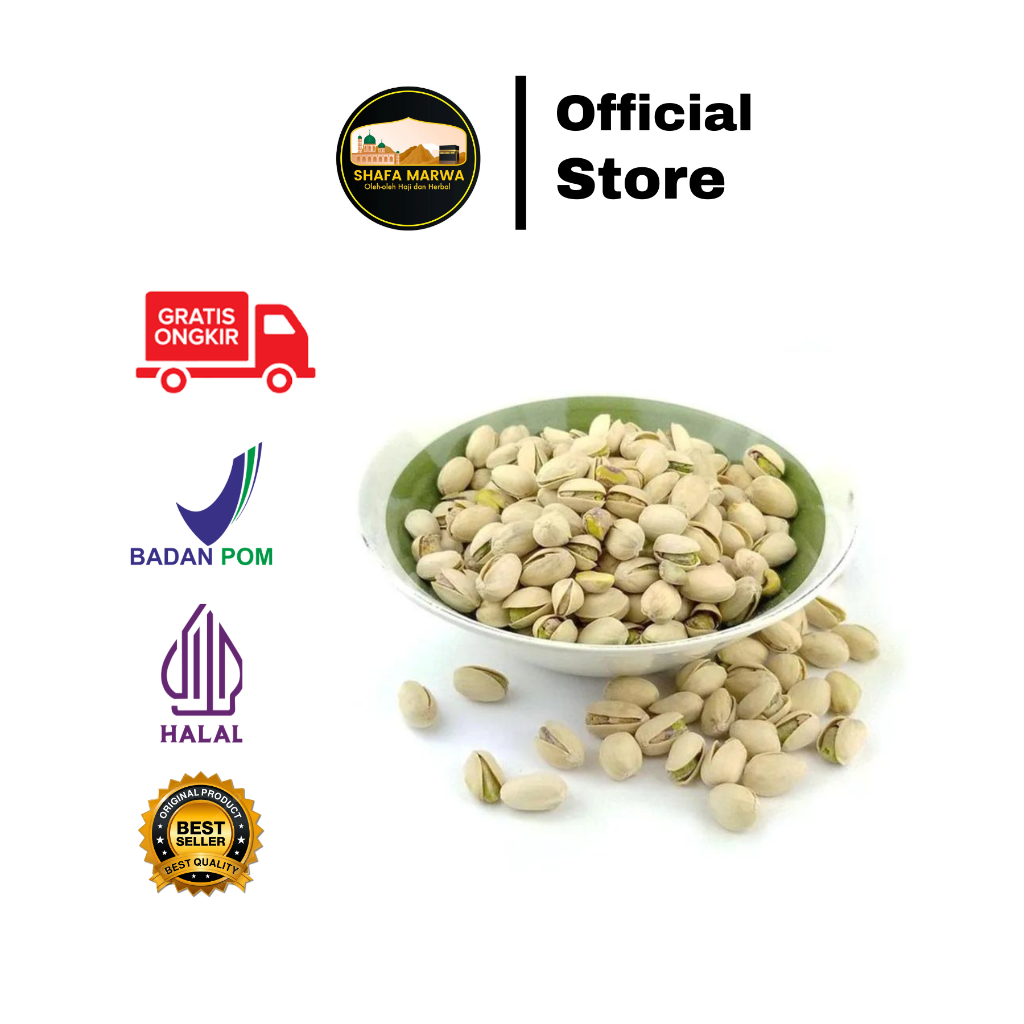 

KACANG PISTACHIOS/PISTACHIO ARAB/FUSTUK/KETAWA 1KG