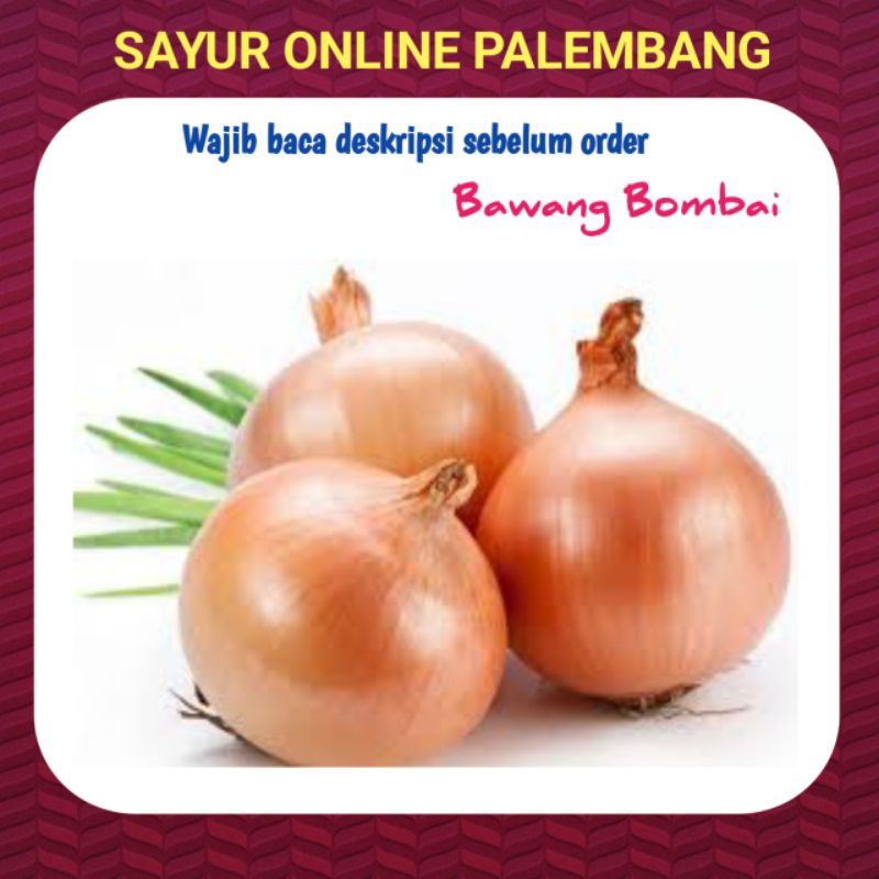 

Bawang Bombay Bombai Fresh - Pasar Toko Warung Sayur Sayuran Segar Murah Lengkap Online Palembang