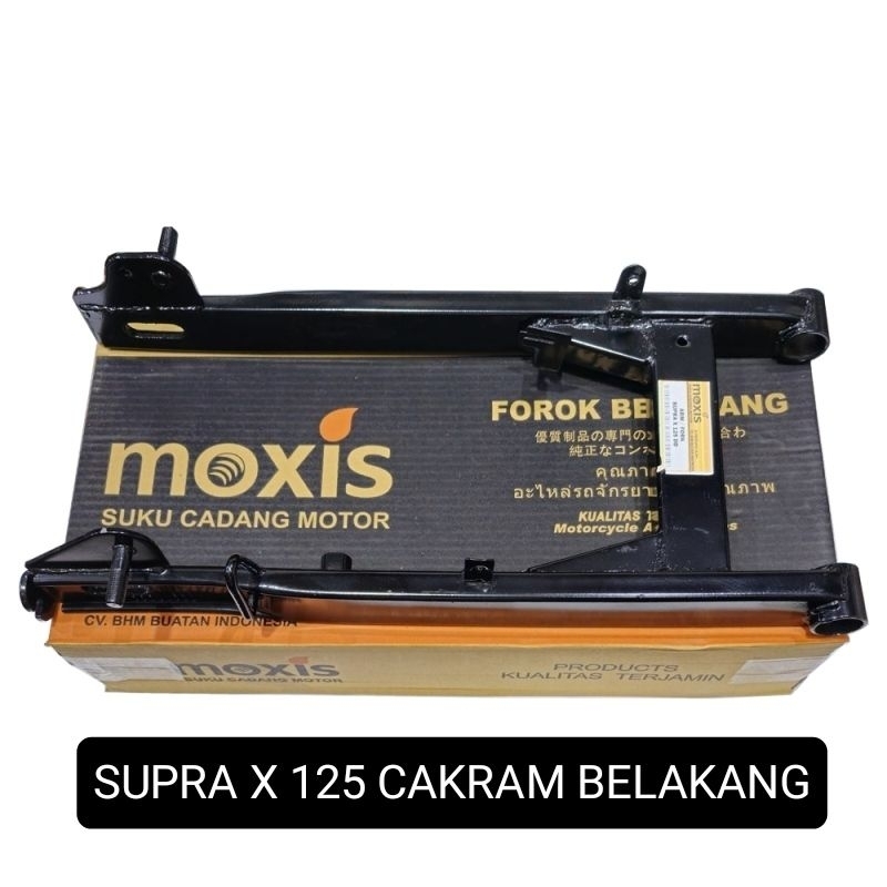 Swing Arm Sasis Moxis Supra X 125 Hitam Cakram Belakang