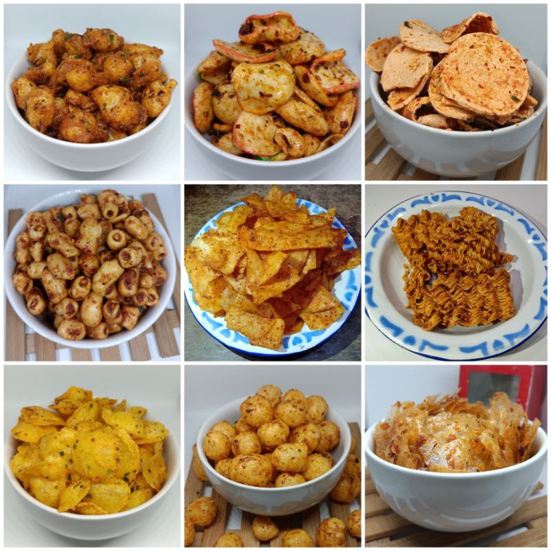 

PAKET BUNDLING 12pcs Kemasan 35gr (Kripca, Cimol, Siomay, Seblak, Combring, keripik basreng, makaroni bantat, makaroni mekar, arumanis rambut nene, batagor kering, mie, singlong kriwil, keripik cireng, pikset)