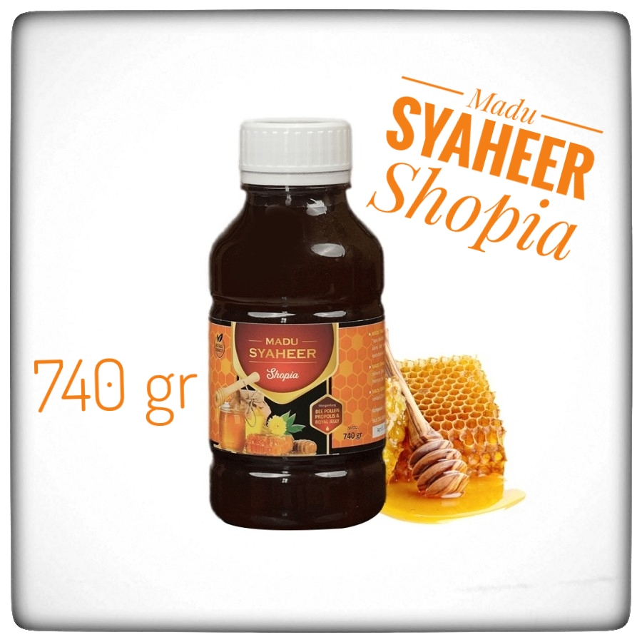 

Madu Syaheer Shopia 740 gr - 100% Madu Murni - MENGANDUNG PROPOLIS - ROYAL JELLY - BEE POLEN