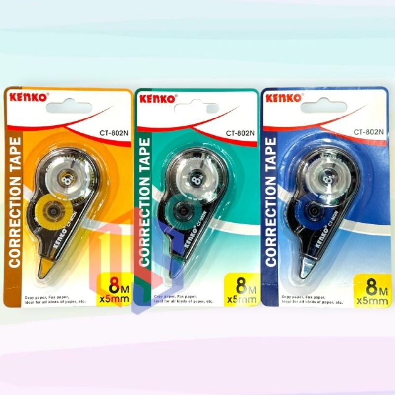 

Correction Tape / Tip X Kertas Kenko CT 802N