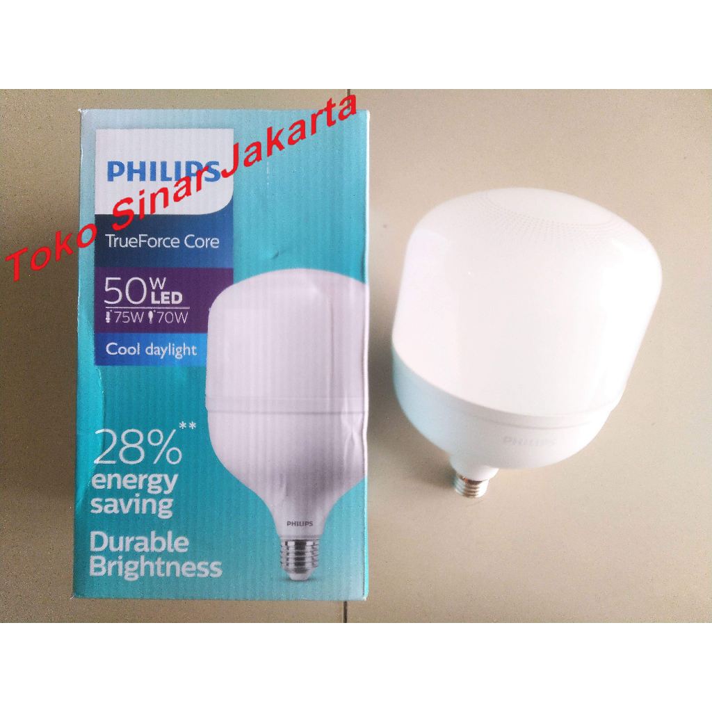 Lampu Bohlam LED Bulb Lamp LED Cahaya Putih Lampu 50 Watt 50 W PHILIPS