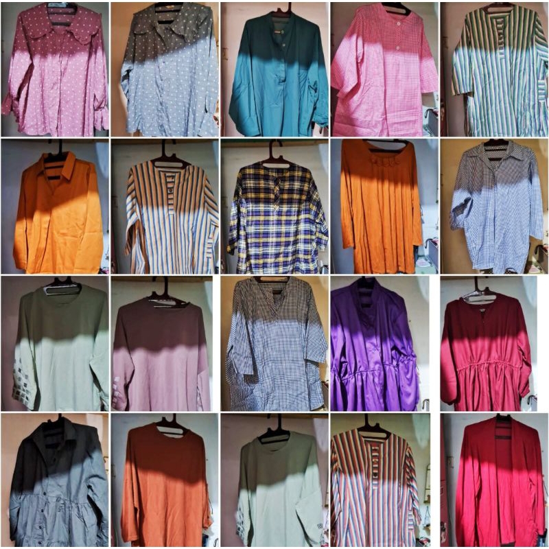 Atasan Blus Wanita Bigsize Jumbo LD 120-140 SALE 19rb