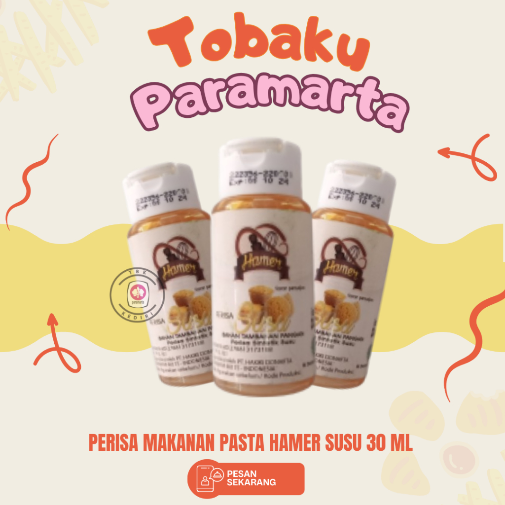 

PERISA MAKANAN HAMER RASA SUSU 30 GRAM / PERISA MAKANAN HAMER / HAMER