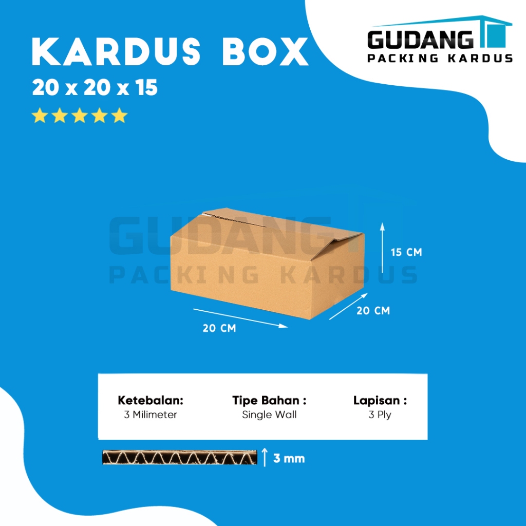 

Packing Kardus Karton Box Pindahan 32,5cm x 22cm x 11,5cm Box Polos