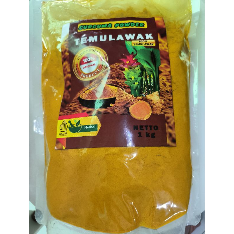 

repack temulawak bubuk dr kemasan 1kg